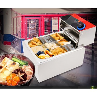 9 Hole Oden Cooker and 6L Deepfryer Single Electric