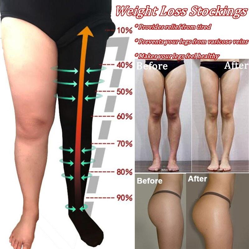 120D Women Slim Tights Stockings Pantyhose Calorie Burn Leg Shaping Stocking