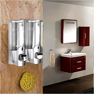 [Ready stock] Wall Mounted Shampoo Soap Sanitizer Dispenser
