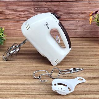 7 Speed Electric Hand Mixer Household Handheld Whisk Egg Beater Cake Baking White Cream Baking Tools Dough Mixer