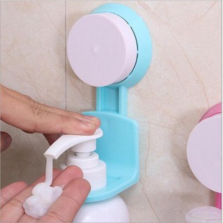 Shampoo Holder Shower Gel Holder Shower Gel Rack Suction Wall Bathroom Racks (Random Color)