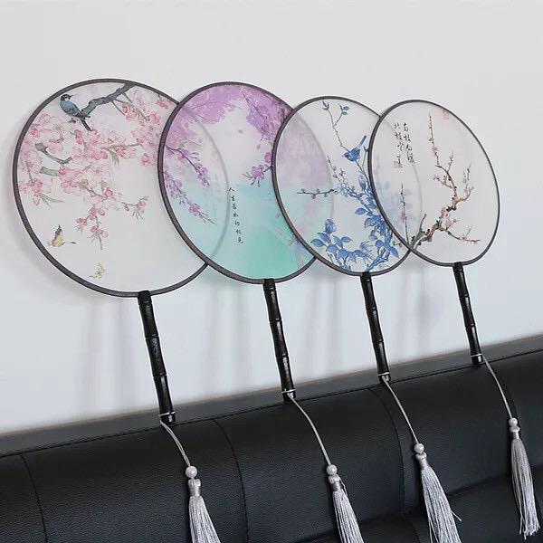 Translucent silk Fan Chinese style classical ladies Fan