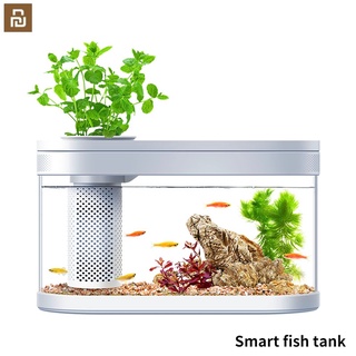 Youpin Descriptive Geometry Smart Fish Tank Small Desktop Goldfish Tank Eco Integrated Office Xiaomi Speaker Controllable & 有品 画法几何 智能 鱼缸 小型 桌面 金鱼缸 生态 一体 办公 小米 音箱 可控