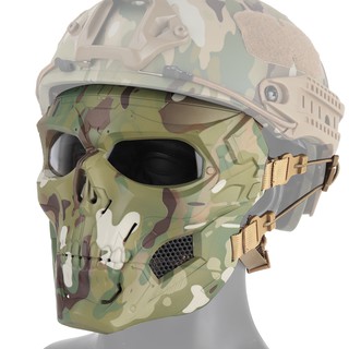 General Sporting Gears Skull Messengers Unisex Full Face Protective Equipment Mask Helmet Head-wear 2 Ways Wearing