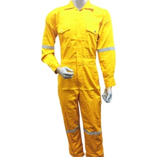 Cotton Coverall Yellow