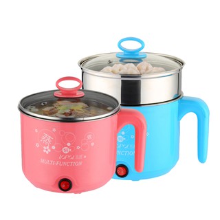 1.6L Multifunction Stainless Steel Mini Electric Cooker Steamer Cook Pots