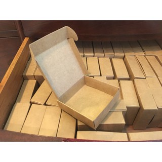 100pcs Kraft paper gift packaging box custom carton cardboard box handmade soap Jewelry Candy packages paper box small
