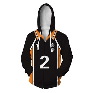 Haikyuu Volleyball Junior 3D printed hoodie sports hoodie large size hoodie