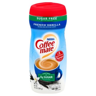 COFFEE MATE Sugar Free French Vanilla Powder Coffee Creamer 10.2 Oz. | Non-dairy, Lactose Free, Gluten Free Creamer