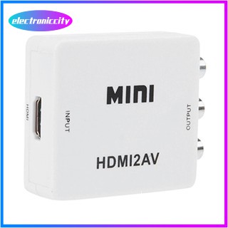 【⚡Best price】Mini Composite HDMI to RCA Audio Video AV CVBS Adapter Support HD Converter
