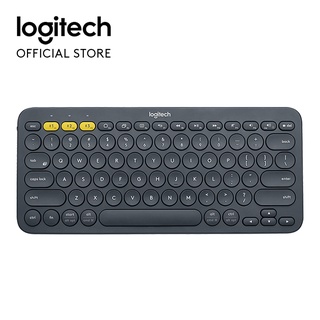 Logitech K380 Wireless Multi-Device Keyboard, Bluetooth, PC/Mac/Laptop/Smartphone/Tablet - Black (920-007596)