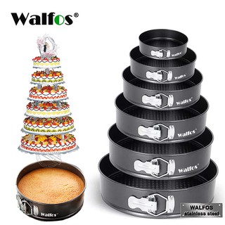 WALFOS Baking Pans Non-stick Removable Bottom Leakproof Bakeware Round Cake Pan