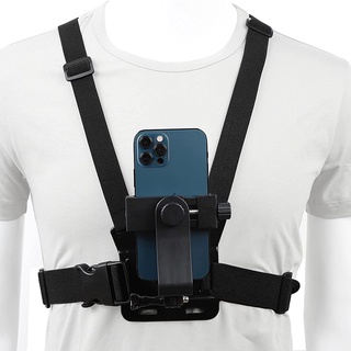 Phone mount holder Chest Strap Rotate Harness Clip Landscape Portrait Horizontal smartphone holder