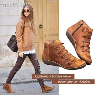 2020 Women's Boots Casual Sports Short British Style Spring Zipper Stitching Suede ❤LOWEST PRICE
