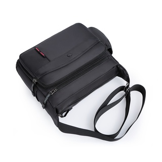 ☆Large Capacity Shoulder Bag Men's Backpack Oxford Cloth Messenger Bag Multi-Compartment Men's Bag Briefcase Travel Bag