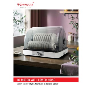 Firenzzi FD-268 / FD-268V STERILIZER Dish Dryer Storage Rack With LED Light Pengering Pinggan Mangkuk