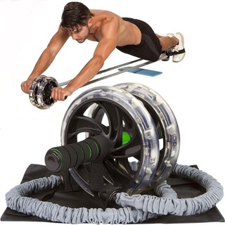 1PCs Ab Roller Wheel Pull Rope Waist Abdominal Slimming Fitness Equipment
