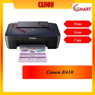 Canon Pixma E410 3 in 1 Color Inkjet Printer (Print/Scan/Copy)