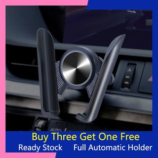 Ready Stock Car Phone Holder Mobile Phone Holder Full Automatic Car Holder Stand Dashboard