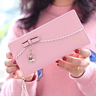 Wallet Women Long Zipper Small Change Package Hand Take Package Lovely Student More Function Purses