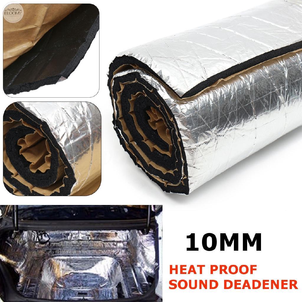 BLM❤Car Sound Proofing 100x40cm Deadening Insulation Heat Shield Foam Mat 10mm