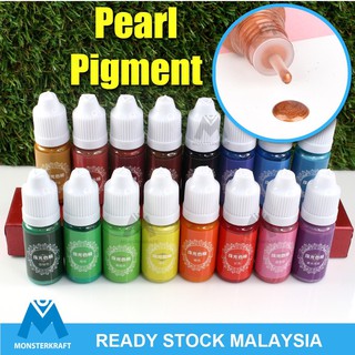 Pearl Pigment Liquid, Metallic Effect, Pigment Colorant for Resin, Slime, Clay