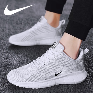 2021 New Nike Men'S Jogging Shoes Sports Shoes Mesh Running Shoes Non-Slip Wear-Resistant Deodorant Training Shoes Large Size 39-46