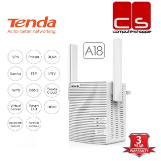 Tenda A18 AC1200 Dual Band Wireless WiFi Extender/Repeater/Access Point/Booster