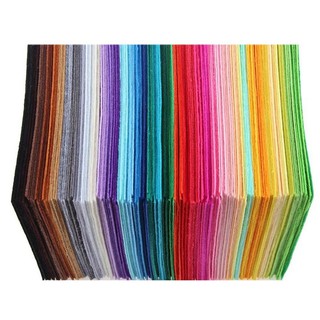 DIY Craft Supplies Polyester Blend Cloth Non-woven Felt Sheets 40 Colors