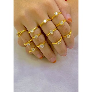 💥💥24K Gold Plated Ring Cincin Permata Emas Korea💥💥