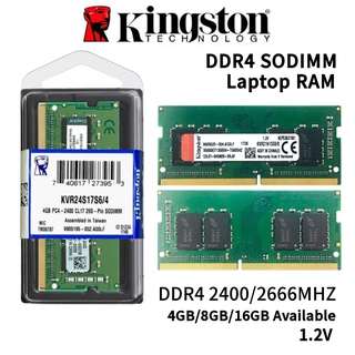 Ready Stock Kingston DDR4 SODIMM Laptop memory 4GB/8GB/16GB 2400Mhz/2666Mhz DDR4 Ram notebook Value Ram KVR24S17S6/4 BD448 Laptop Ram