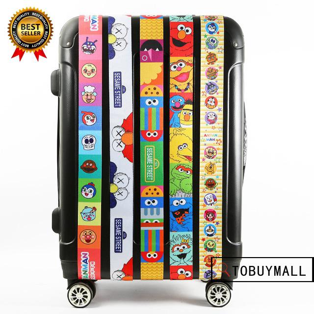 Carton Adjustable Nylon Suitcase Luggage Straps Belts (1)