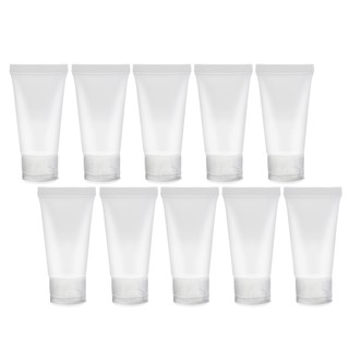 10PCs 15ml Travel PVC Essential Empty Cosmetic Tube Container Bottle Case QWER