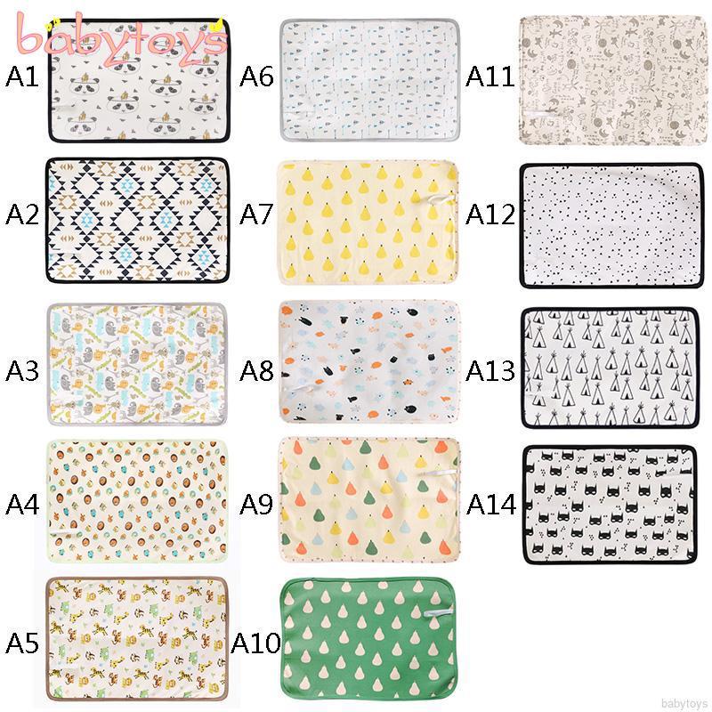 Waterproof Changing Diaper Pad Cotton Washable Baby Infant Urine Mat Nappy Bed