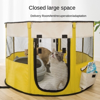 【Ready Stock⚡Fast Shipping】Pet House Large Space Cat Delivery Room Foldable Dog Delivery Room Closed Pet Tent