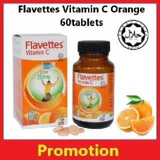 Flavettes Vitamin C - Orange (250mg x 60s)