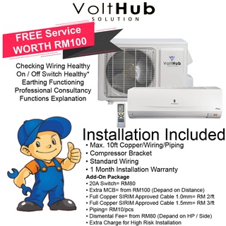 Installation Service for Air-Conditional 1HP