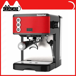 🔥Ready Stock🔥【 Leacat 】CRM3601 15Bar semi automatic coffee maker domestic steam pump pressure