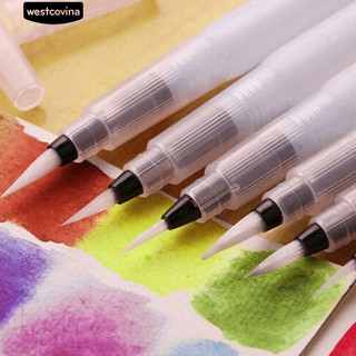 📝Reusable Soft Watercolor Paint Water Absorbent Brush Calligraphy Beginners Pen (1)