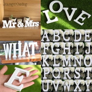 26 Wooden Freestanding Letters A-Z Alphabet Wedding Party Home Shop DIY Decor (1)