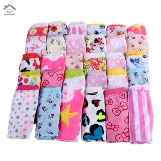 Briefs 6pcs/pack Baby Girls Underwear Cotton Panties For Girls Kids Short