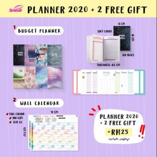 ISLAMIC PLANNER 2020 + 2 FREE GIFT🎁 READYSTOCK + EXTRA GIFT