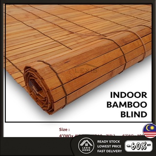 Lexis: Modern Indoor Rolling Bamboo Blind 4' (W) X 4' (H) - 12' (H) ** NEW PRODUCT**