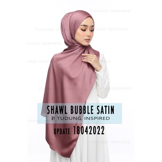[ READY STOCK ] HIGH QUALITY Shawl Luxe Bubble Satin