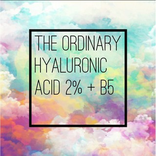 [READY STOCK] The Ordinary Hyaluronic Acid 2% + B5 30ml