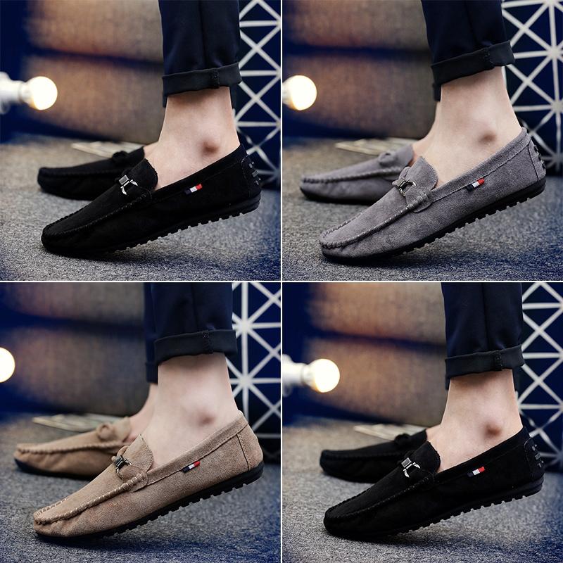 🔥Ready Stock🔥 men's casual shoes Korean peas shoes lazy shoes breathable social guy shoes men's shoes casual shoes