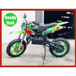 📣📣Kid Motorcross Big Tyres🚚Packaging Cardbod With Iron Frame Pull Starter Bike Petrol Oil 49cc 2-Stroke 2021