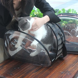Pet Dog Cat backpack Travel cat carrier Double Shoulder Bag Space Capsule Cat for Bag Small Pet Handbag Cat carrying