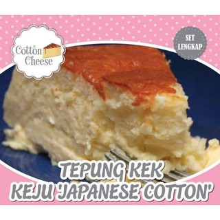 Set Lengkap Tepung Kek Japanese Cotton Cheese