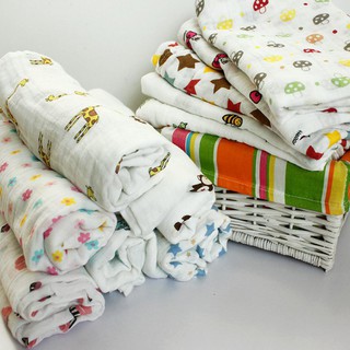 Newborn Baby Cotton Swadding Blankets Soft Wrap Towel